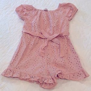 Gb girls belted romper